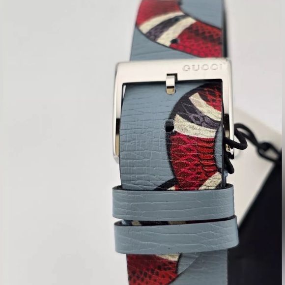 Gucci G-Timeless Blue Dial Kingsnake Watch - YA1264080 - Picture 4 of 7